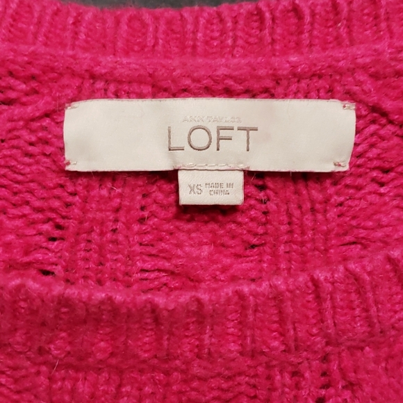 💋Loft pink sweater XS - Picture 2 of 3